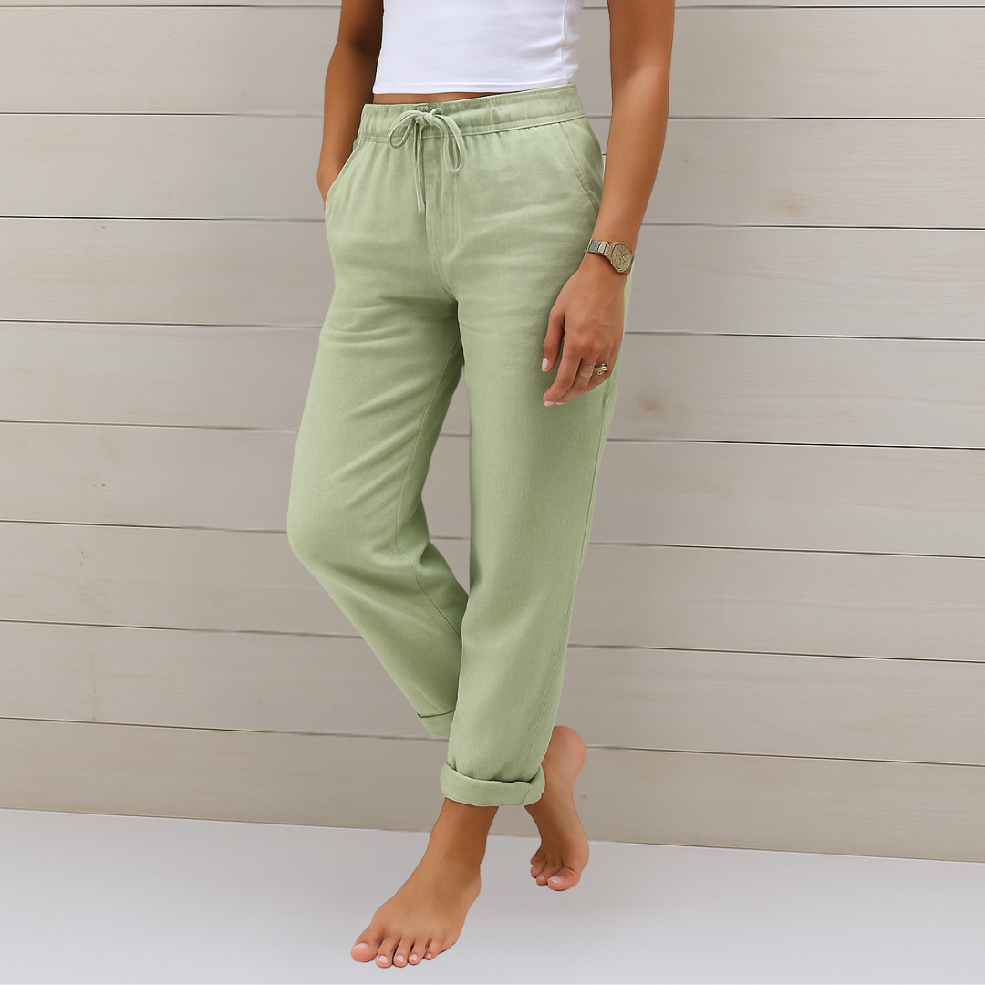 Éline – Pantalon en Lin Premium Respirable