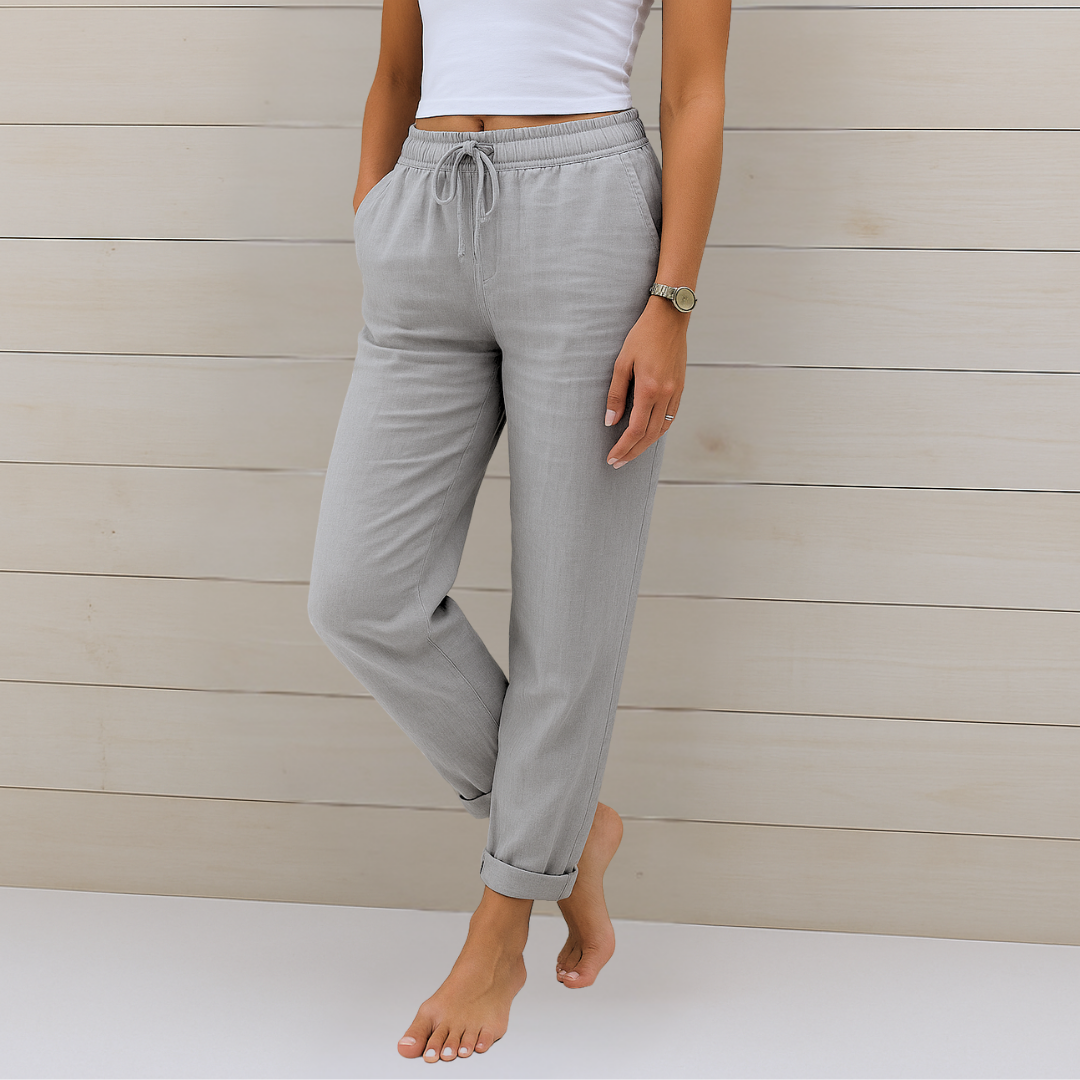 Éline – Pantalon en Lin Premium Respirable