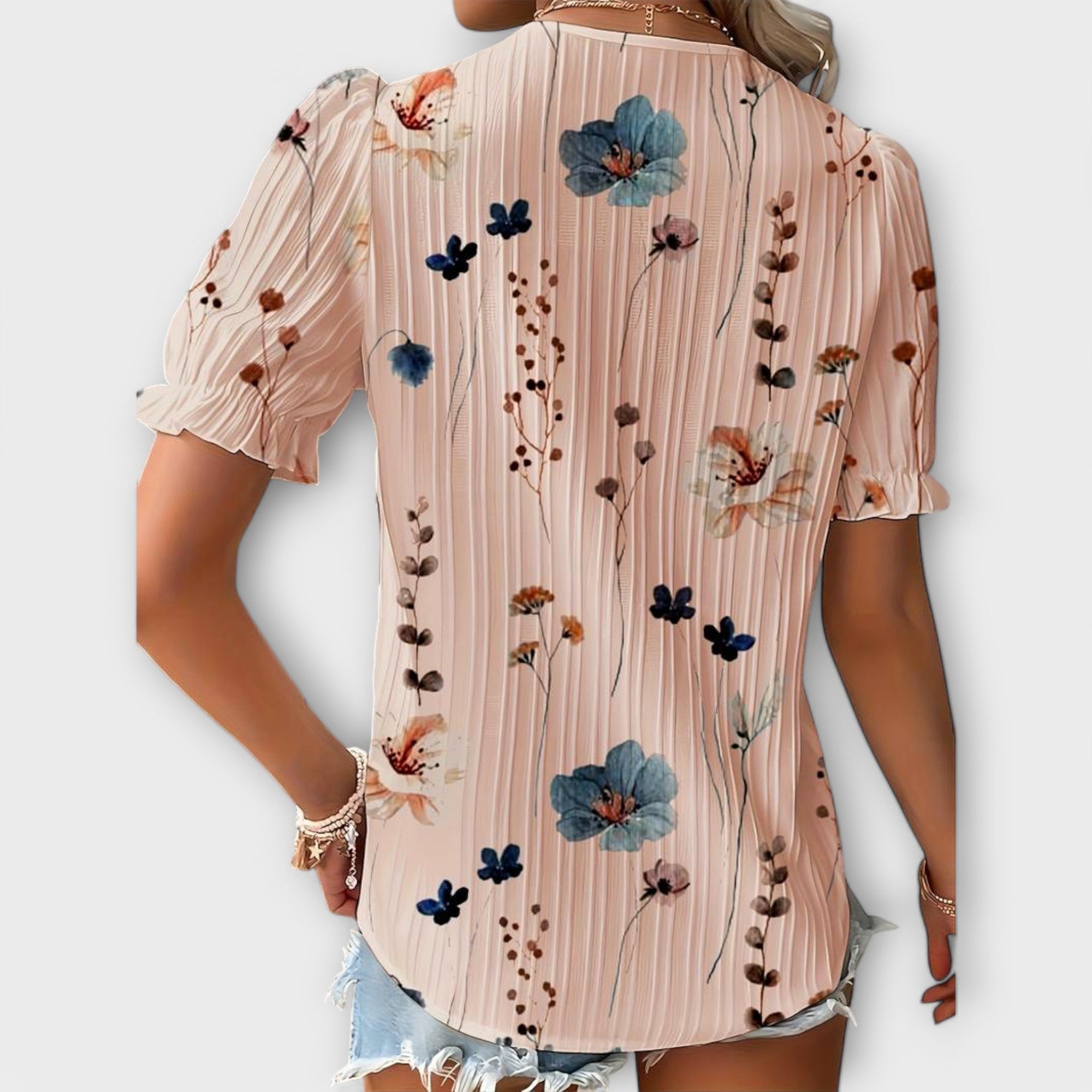 Celvyna | Blouse Moderne à Décolleté en V