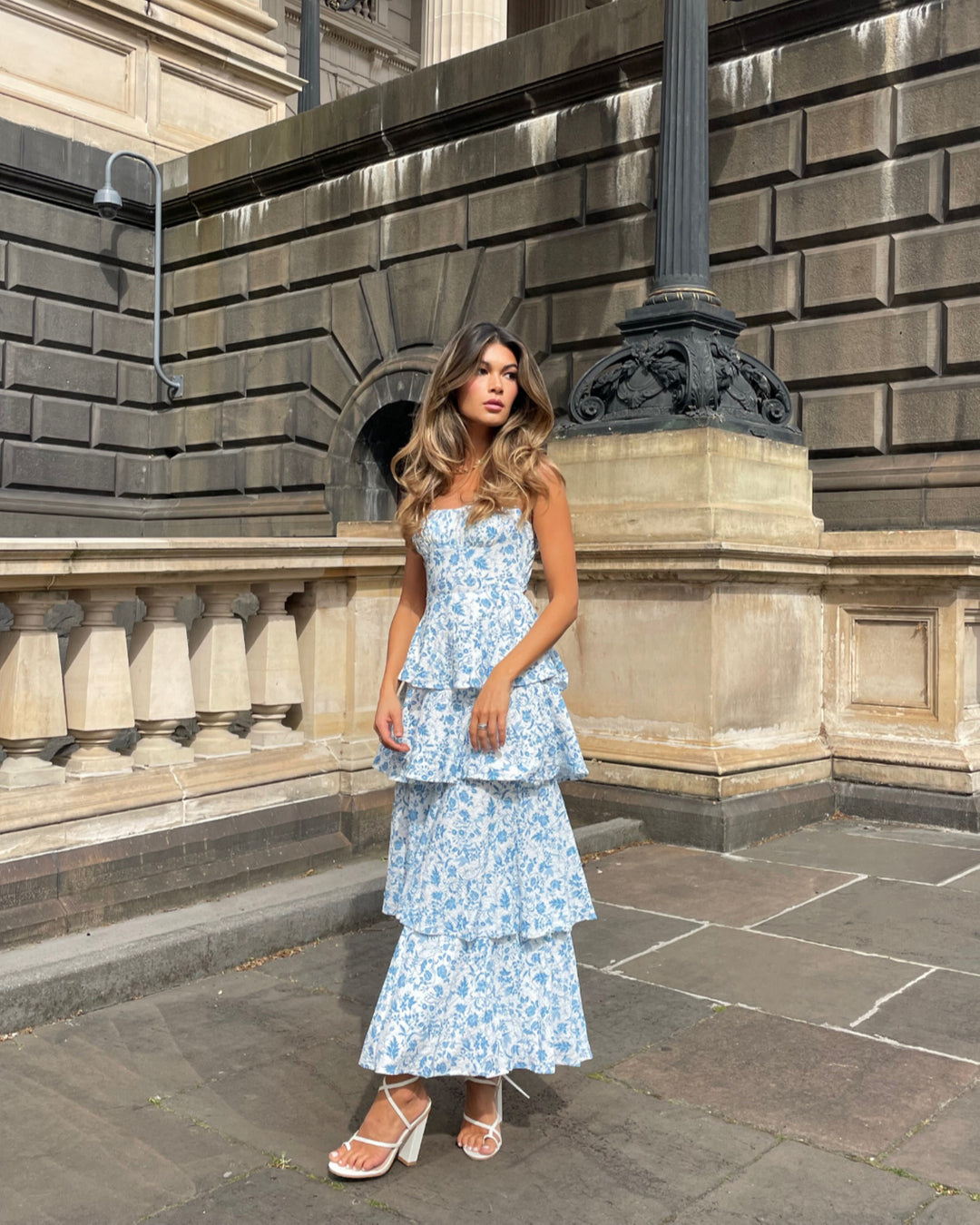 Élina – Robe Longue Fleurie Romantique