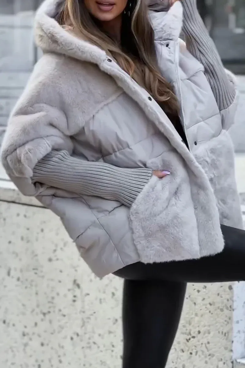 MARISA | Manteau d'hiver multicolore pour femme