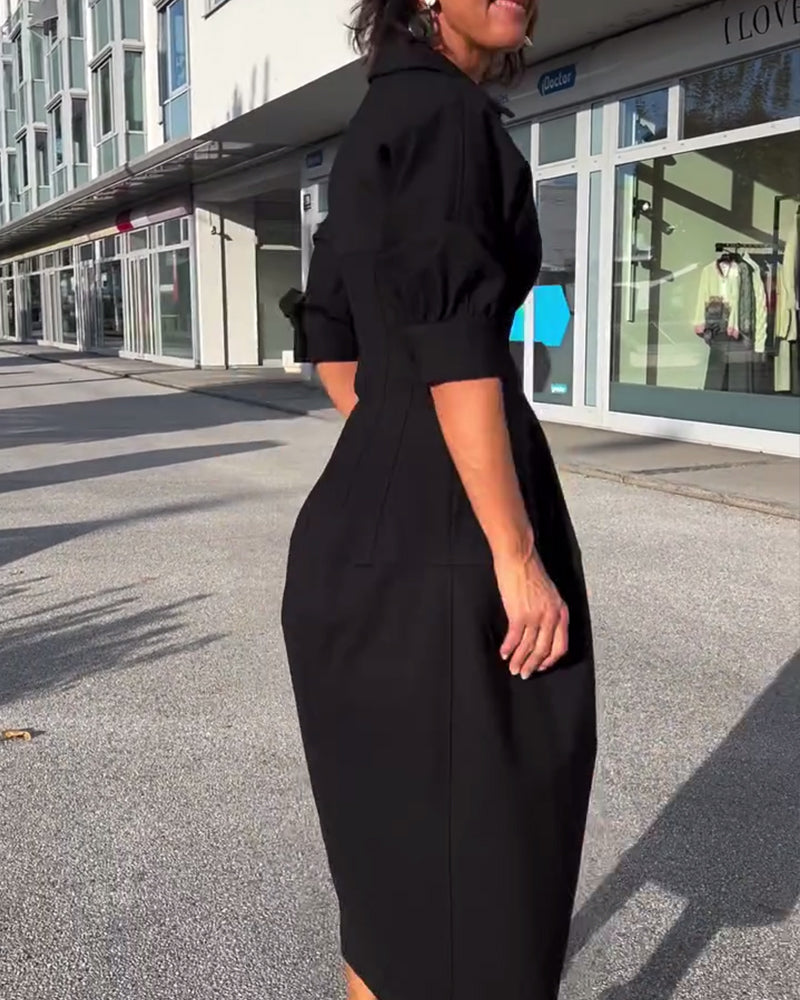 Almira – Robe Longue Élégance Confort