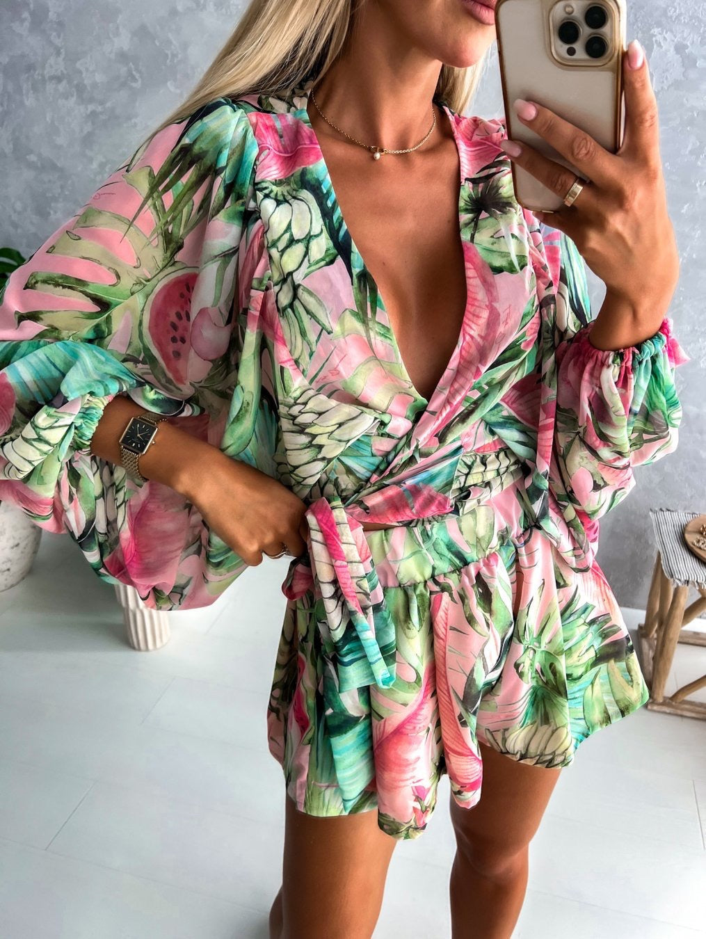 Solène – Combinaison d’Été Effet Robe