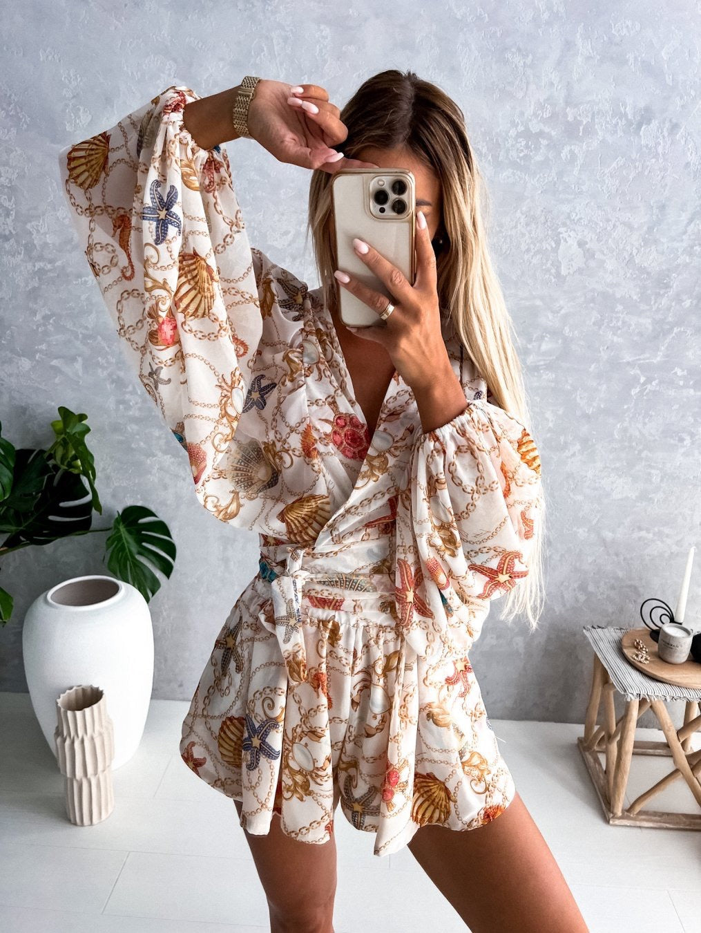 Solène – Combinaison d’Été Effet Robe