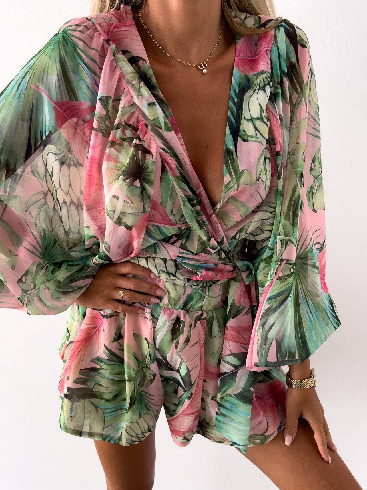 Solène – Combinaison d’Été Effet Robe