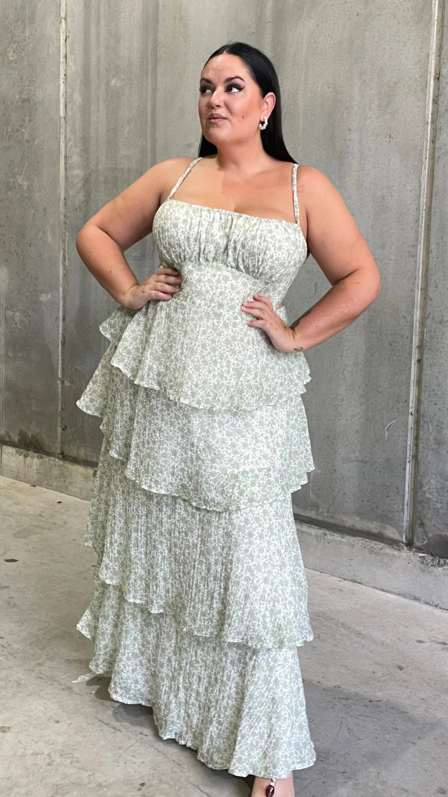 Élina – Robe Longue Fleurie Romantique
