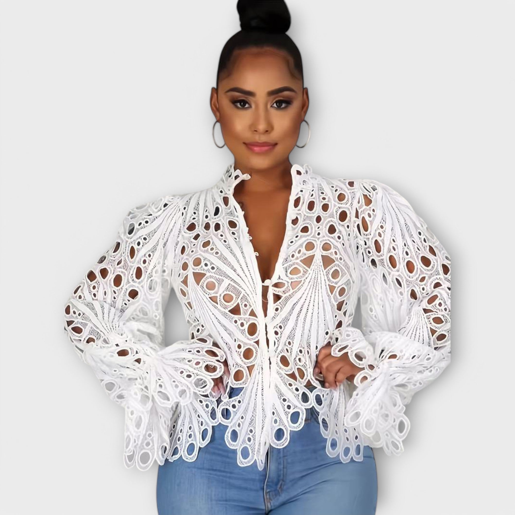 Aveline | Blouse Asymétrique au Style Contemporain