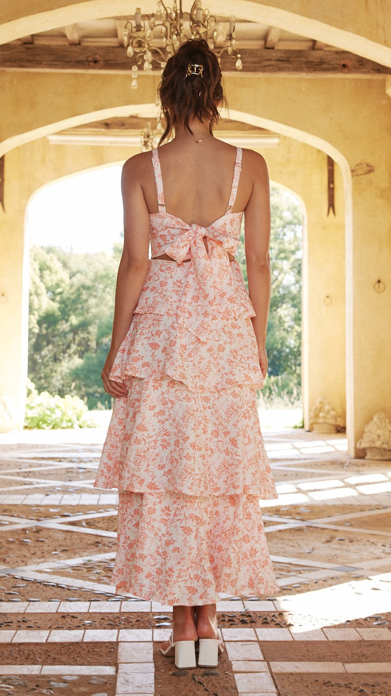 Élina – Robe Longue Fleurie Romantique
