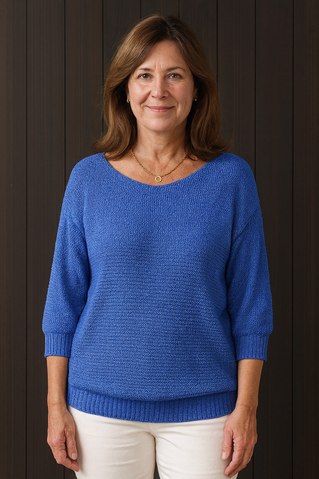 Rebecca - Pull élégant en fil de tricot de qualité