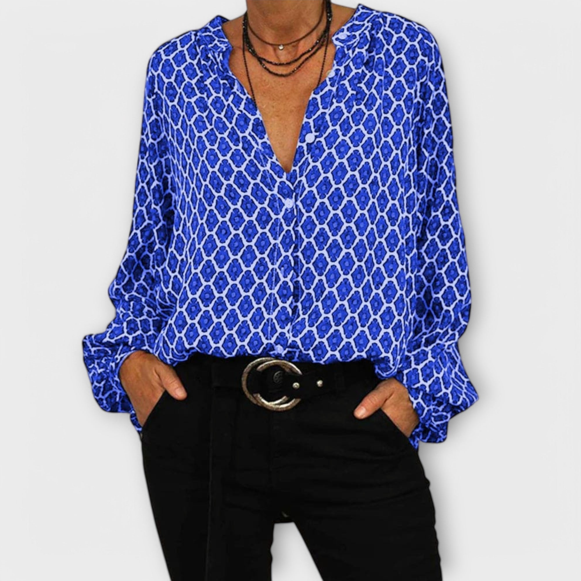 Marenca | Blouse Élégante à Décolleté en V