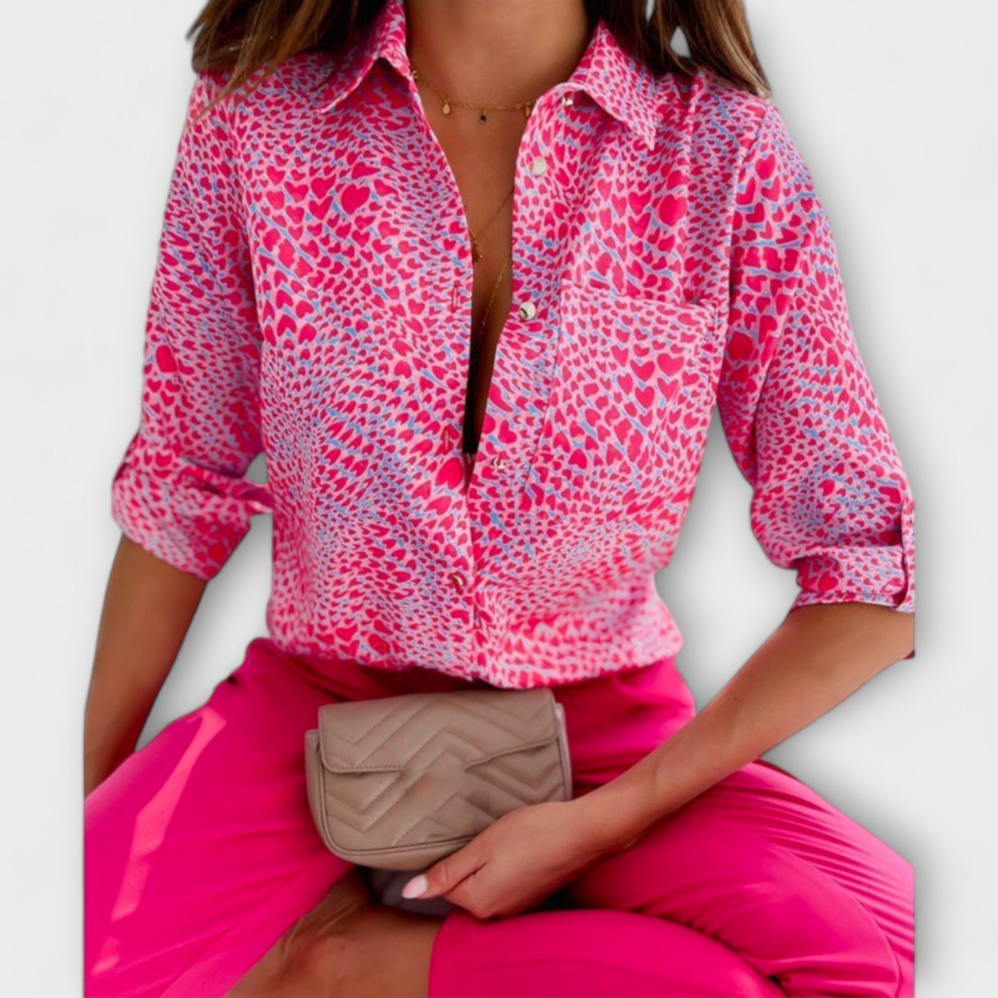 Ormelle | Blouse à Col Classique Élégante et Polyvalente