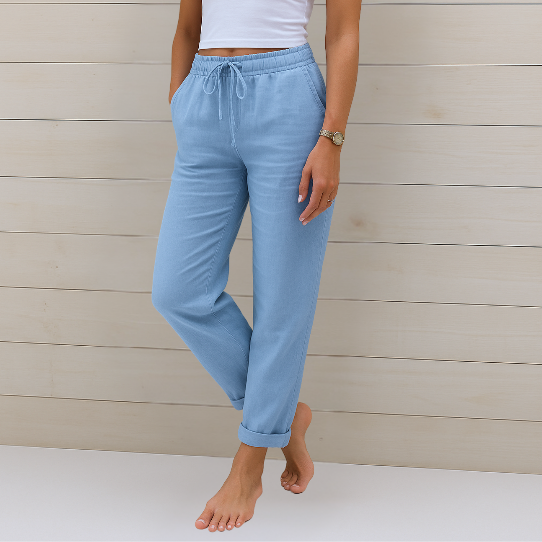 Éline – Pantalon en Lin Premium Respirable