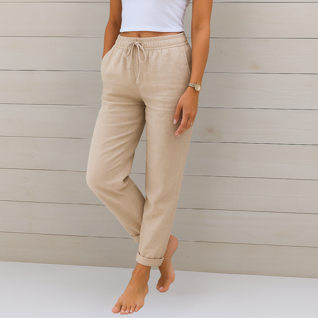 Éline – Pantalon en Lin Premium Respirable