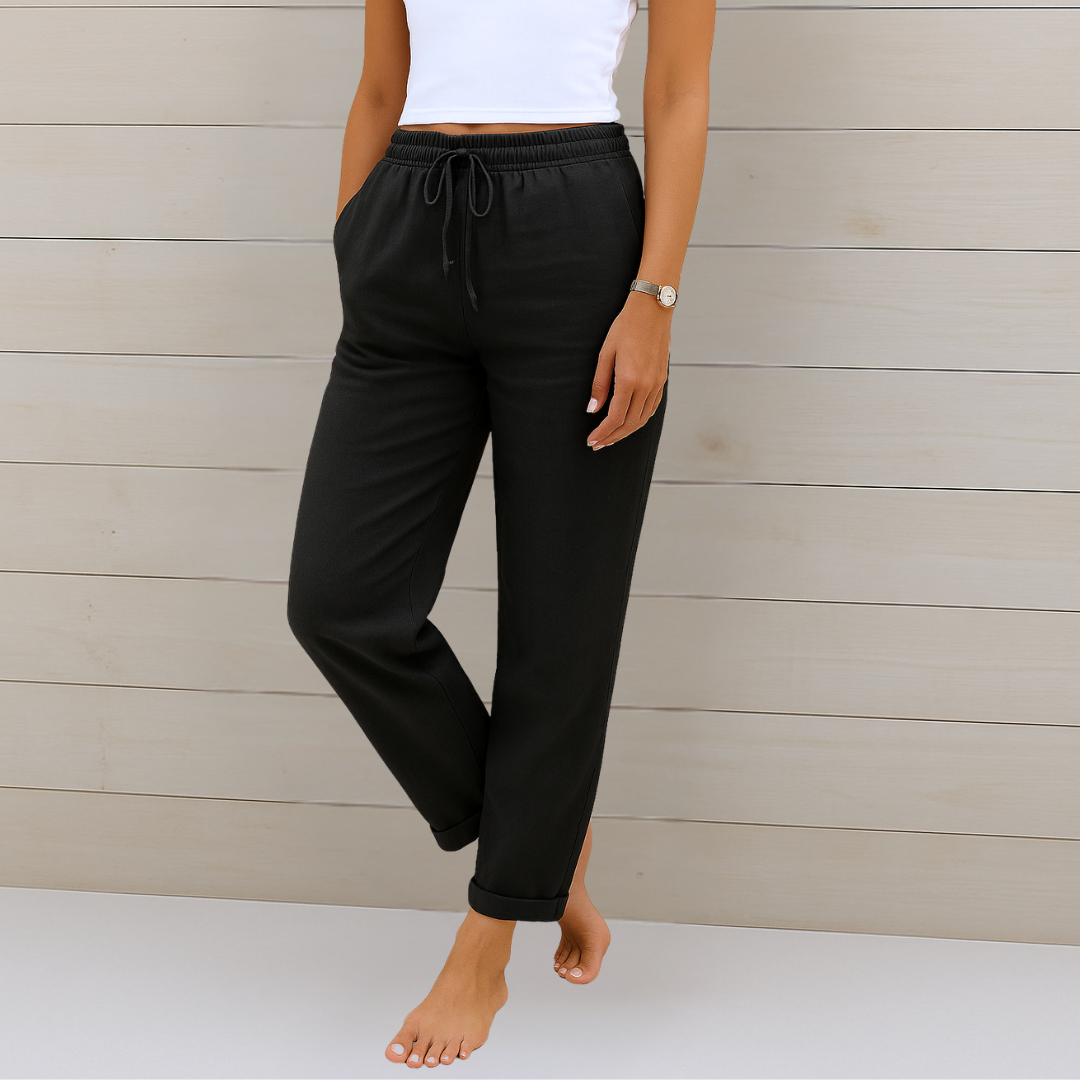 Éline – Pantalon en Lin Premium Respirable