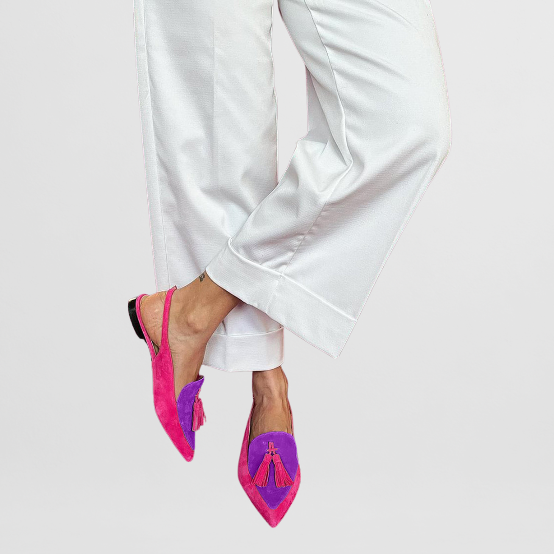 Luméa | Mocassins Pointus aux Couleurs Solaires