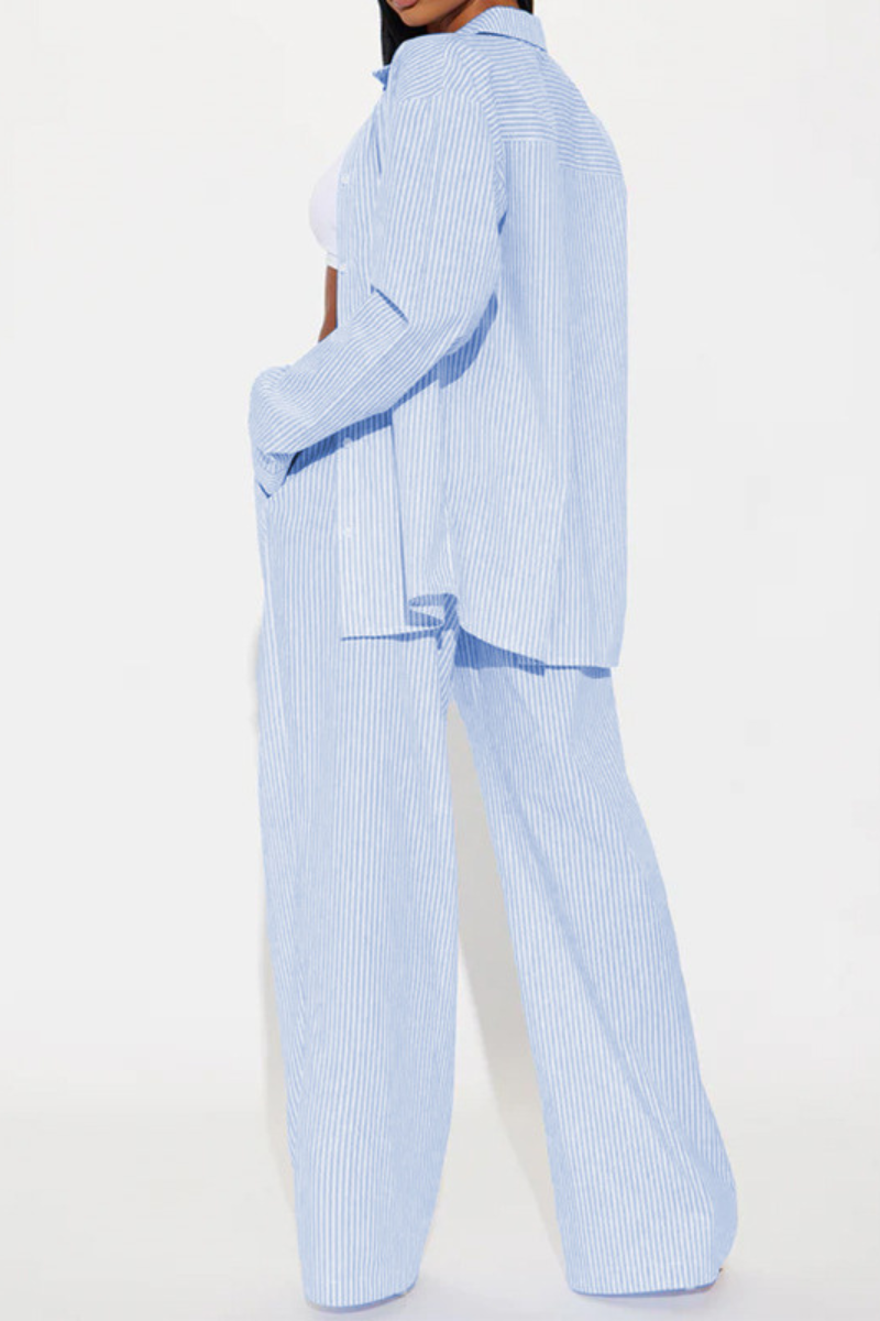 Colette | Ensemble rayé deux pièces au confort absolu