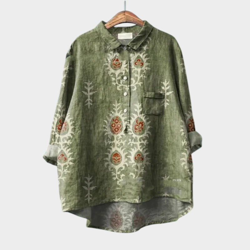Lovina | Blouse de Luxe avec Détails en Dentelle