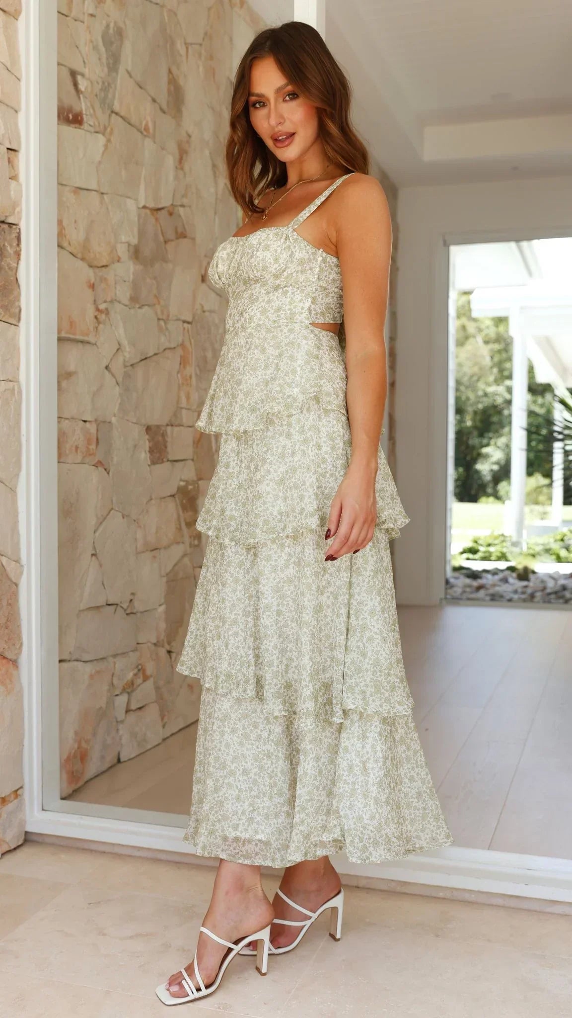 Élina – Robe Longue Fleurie Romantique