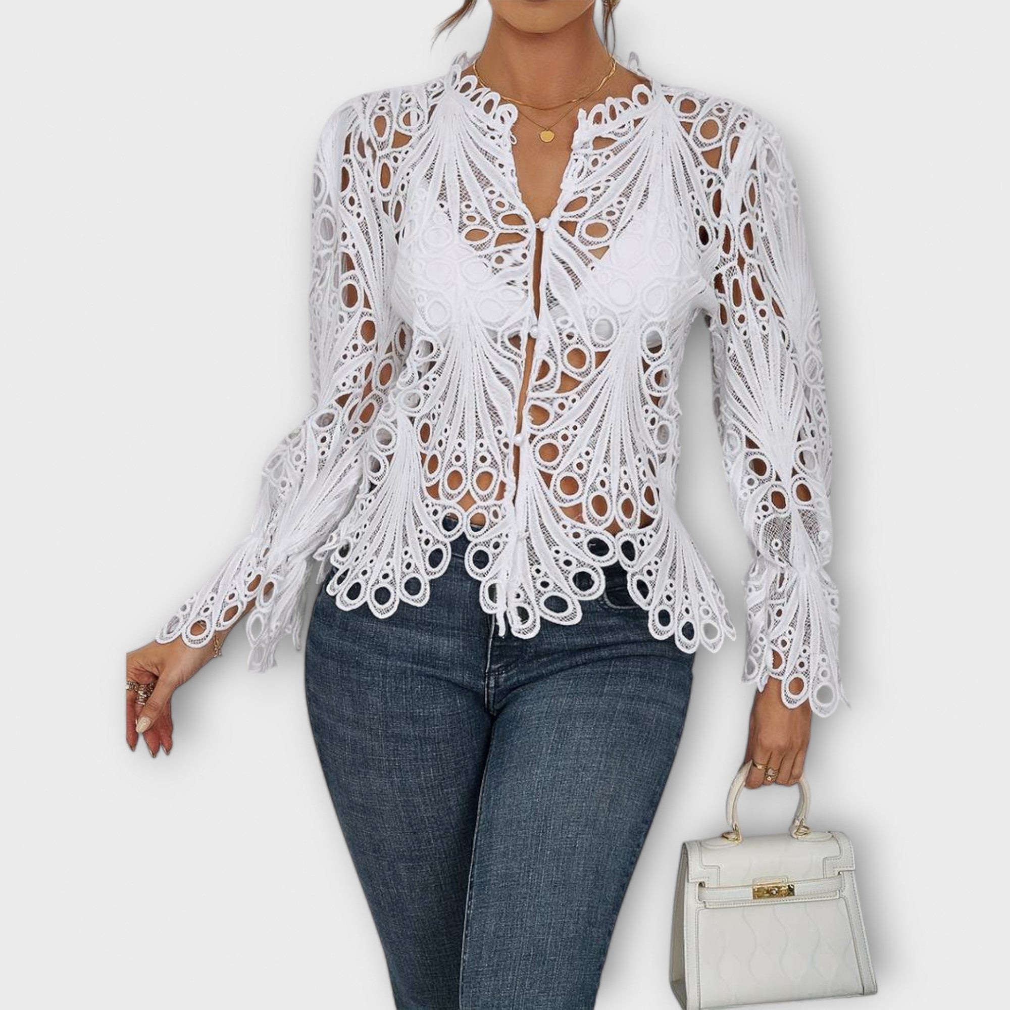 Aveline | Blouse Asymétrique au Style Contemporain