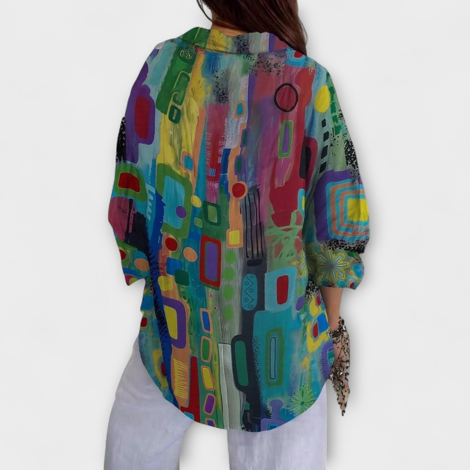 Celina | Blouse Élégante à la Coupe Fluide