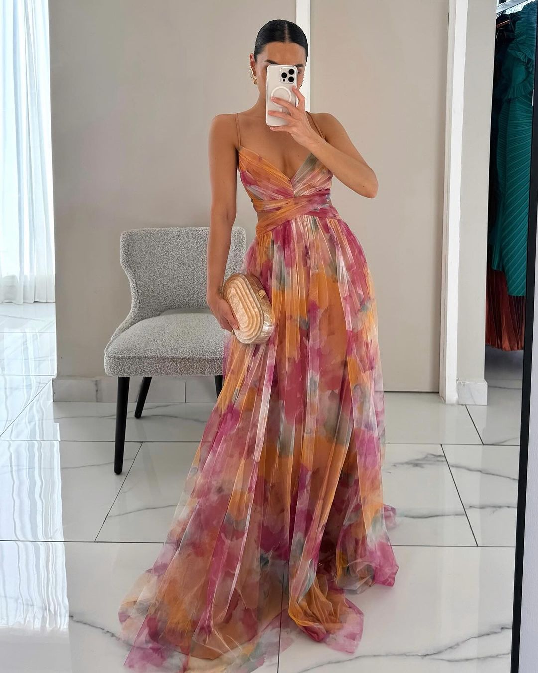 Amalya – Robe Longue Fleurie Bohème