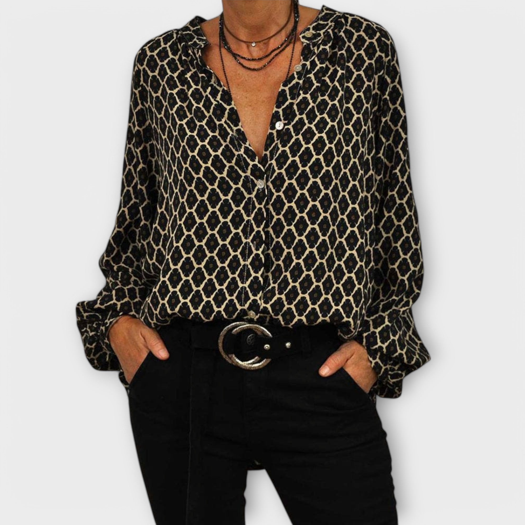 Marenca | Blouse Élégante à Décolleté en V