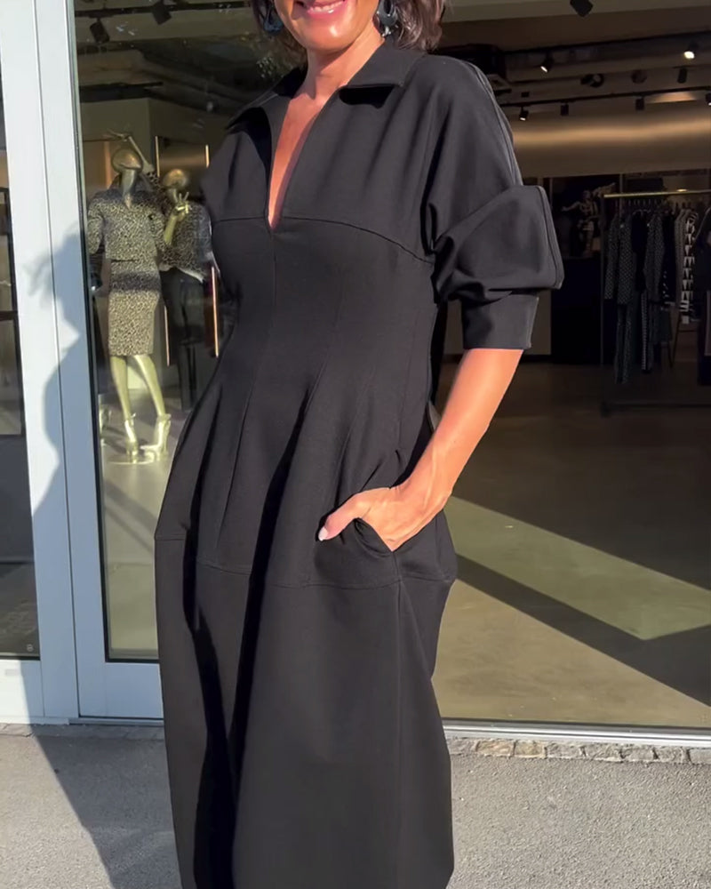 Almira – Robe Longue Élégance Confort
