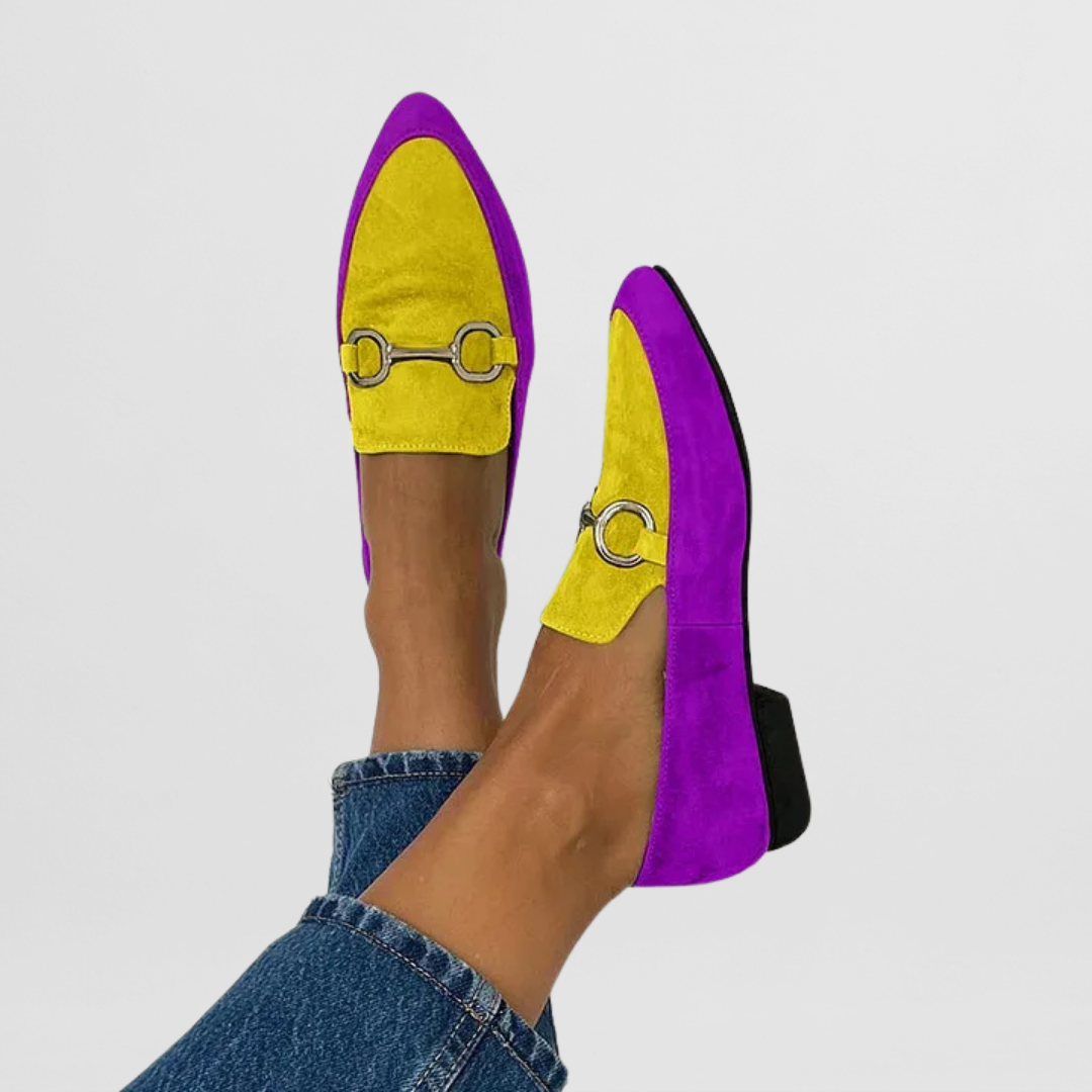 Yséna | Mocassins Boho aux Couleurs Vibrantes