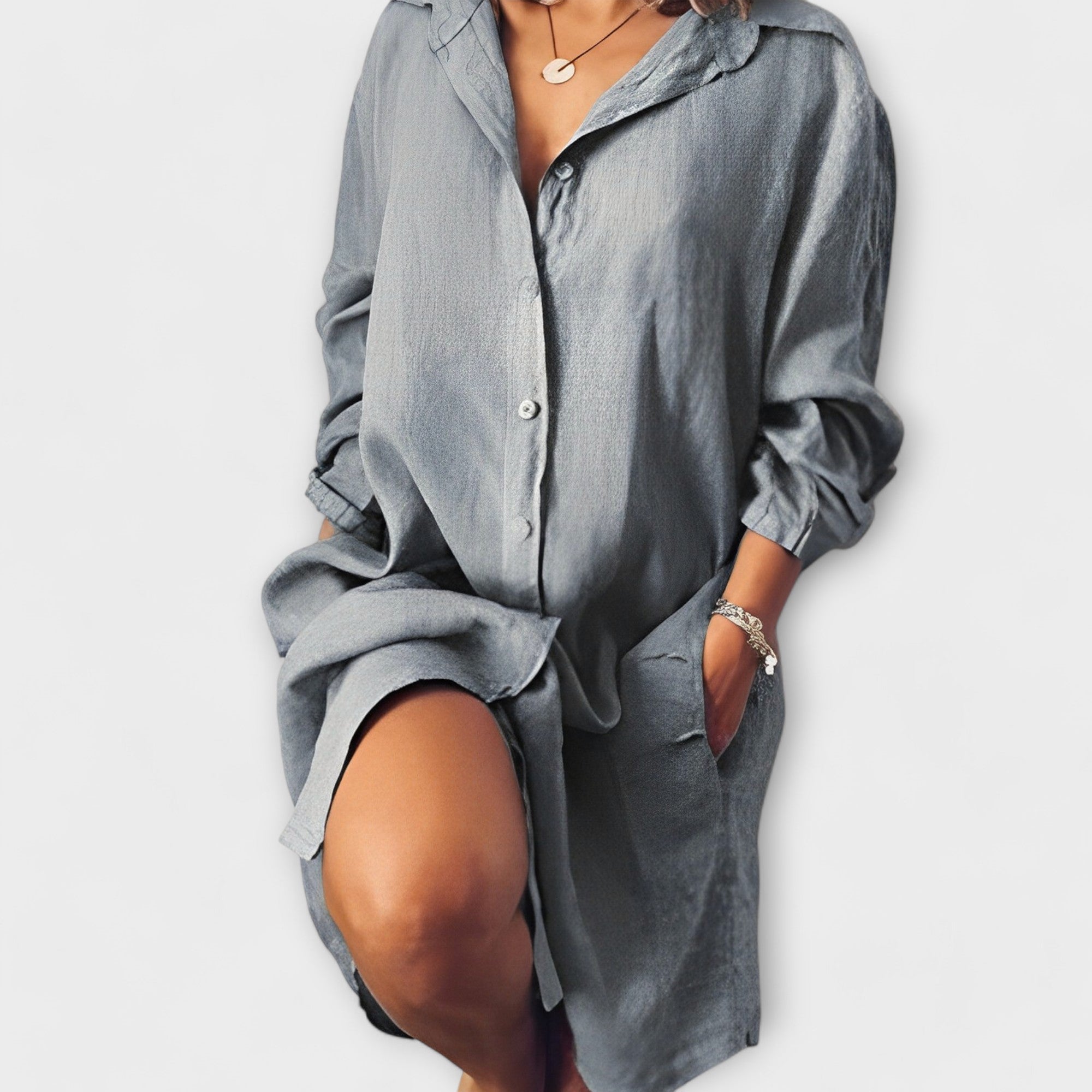 Nivelle | Blouse Décontractée en Lin à Coupe Ample