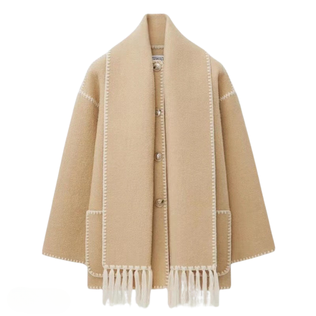FREDERICA | Manteau de luxe avec boutons