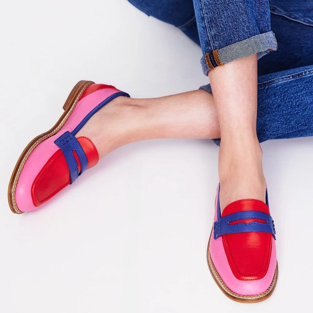 Calista | Mocassins Imprimés au Style Ensoleillé