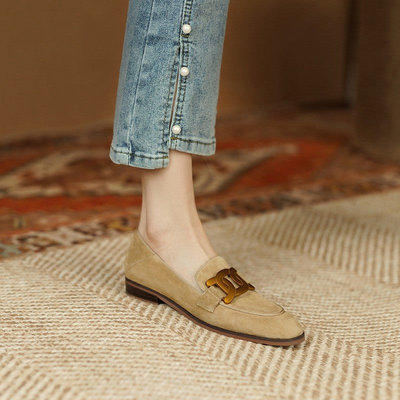 Émilara | Mocassins en Cuir Véritable pour Femme