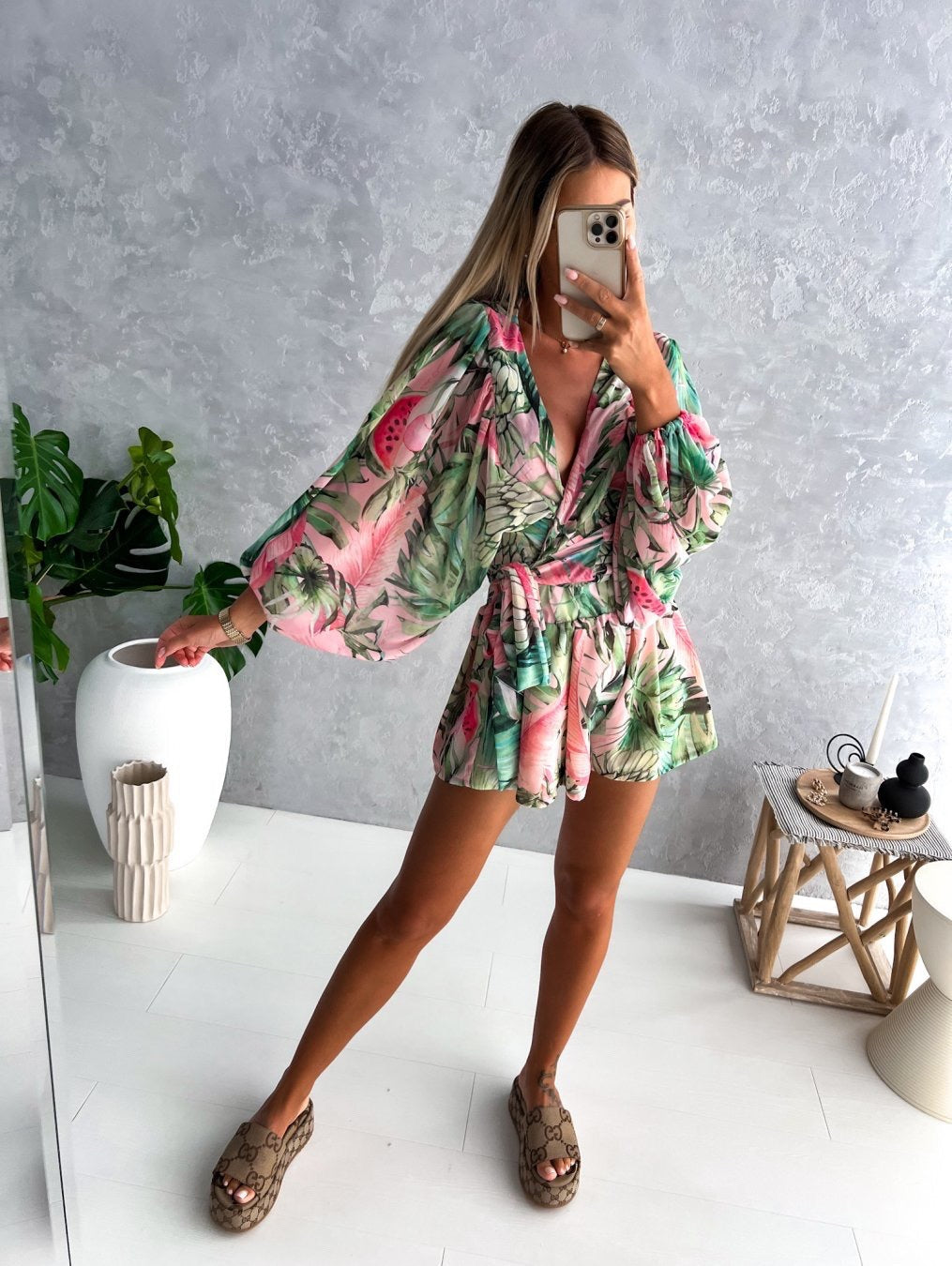 Solène – Combinaison d’Été Effet Robe