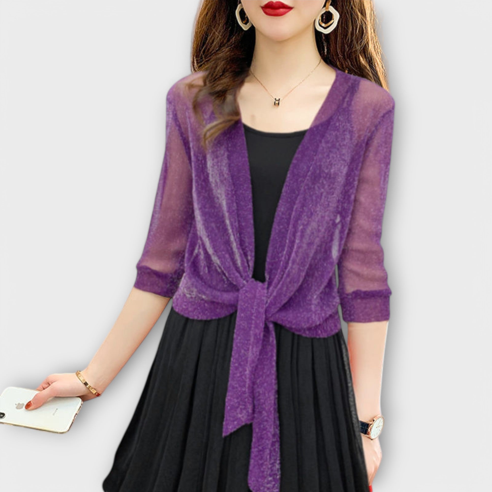 Amelise | Blouse à Décolleté Ouvert et Tissu Léger