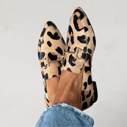 Zelma | Mocassins Imprimés au Style Affirmé