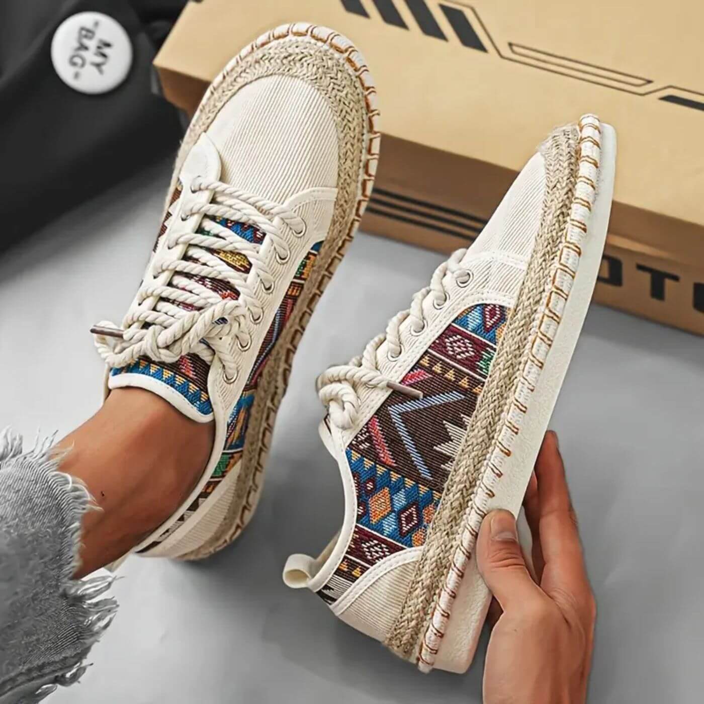 Navaro – Baskets Légères à Motifs Graphiques