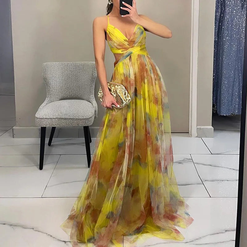 Amalya – Robe Longue Fleurie Bohème