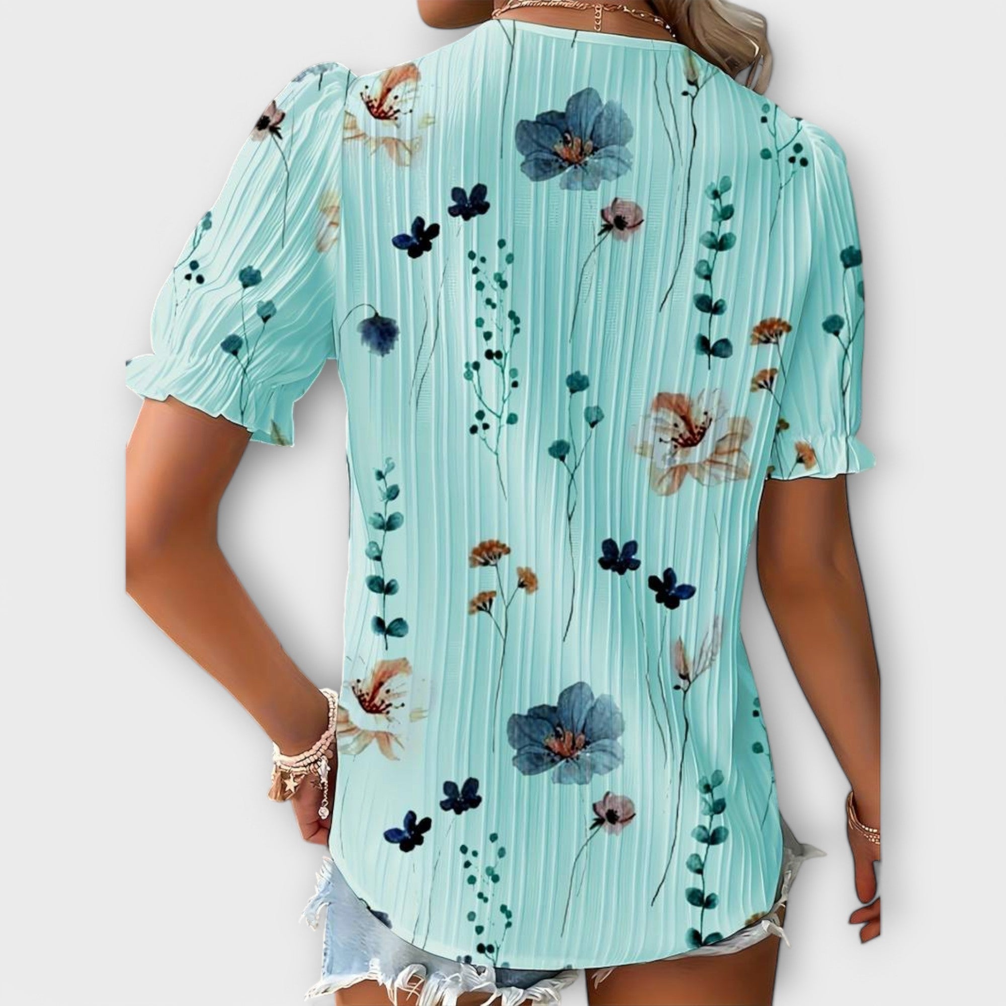 Celvyna | Blouse Moderne à Décolleté en V