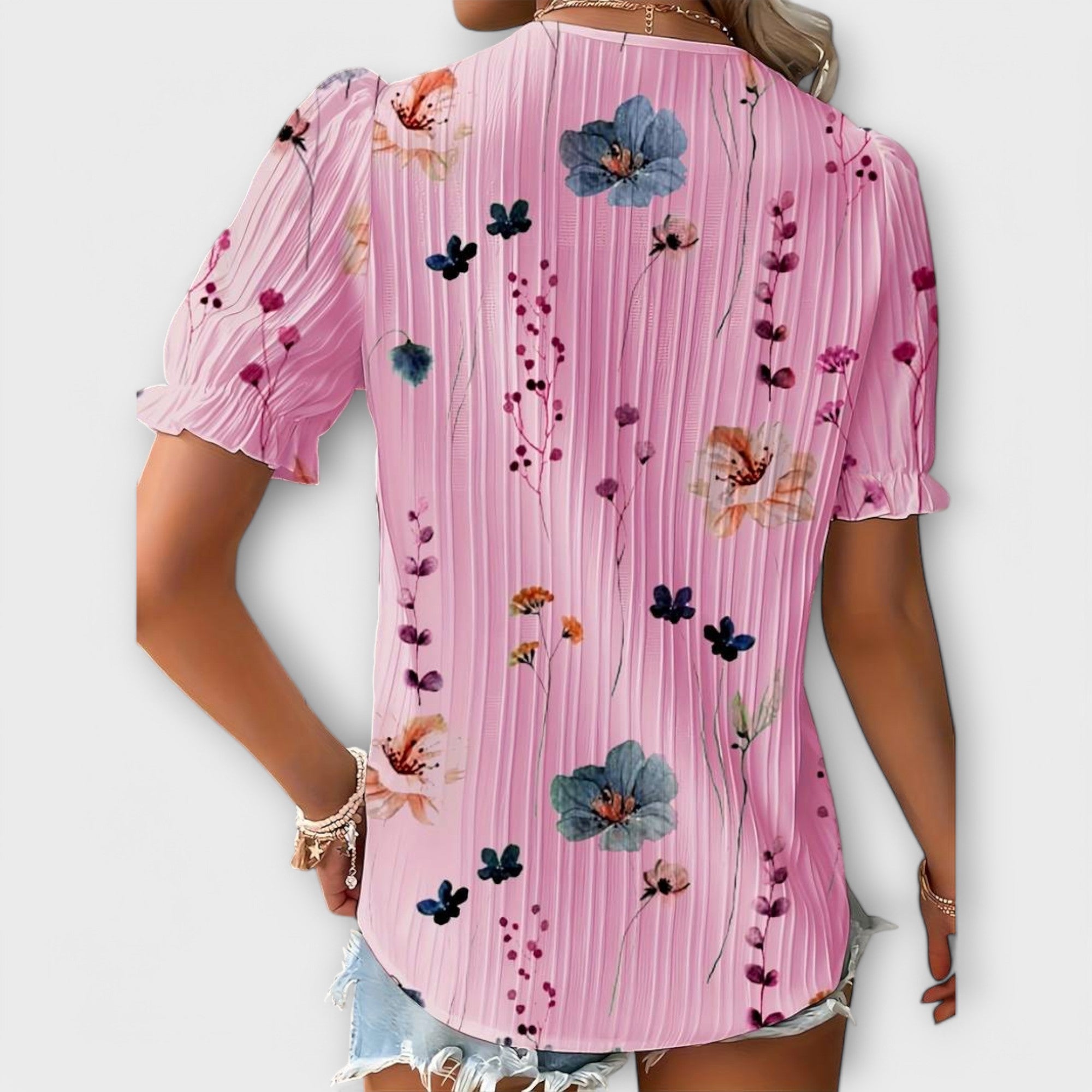 Celvyna | Blouse Moderne à Décolleté en V