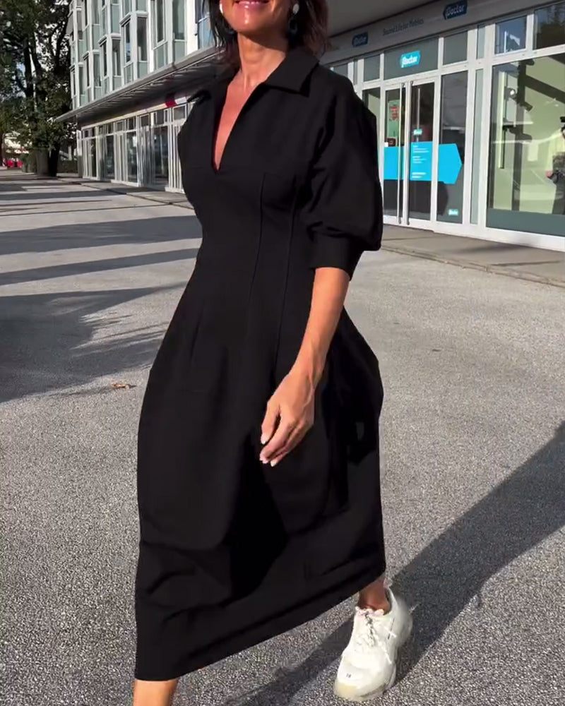 Almira – Robe Longue Élégance Confort