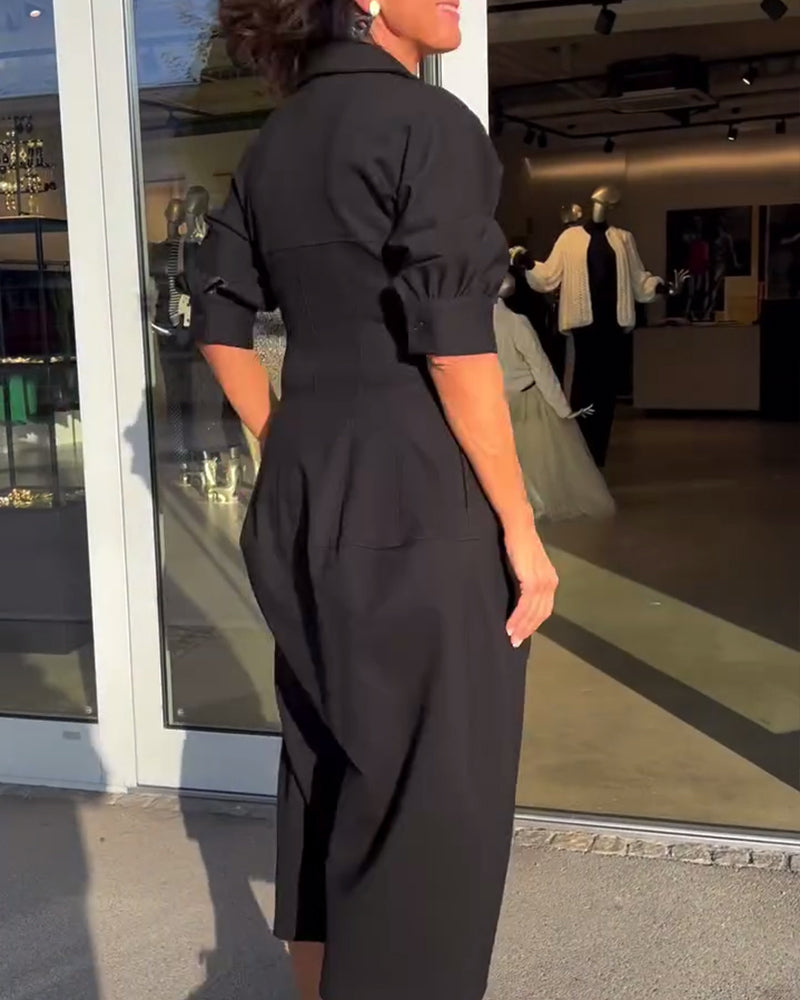 Almira – Robe Longue Élégance Confort