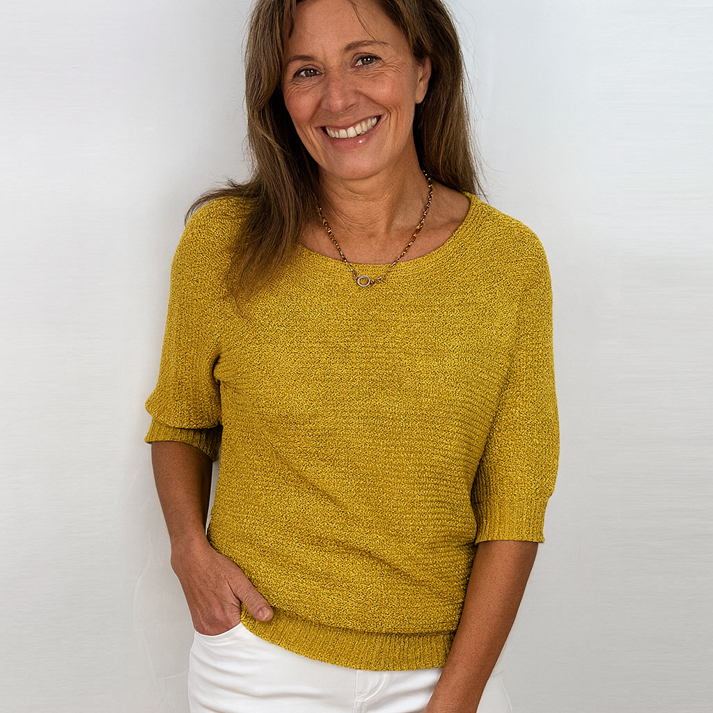 Rebecca - Pull élégant en fil de tricot de qualité