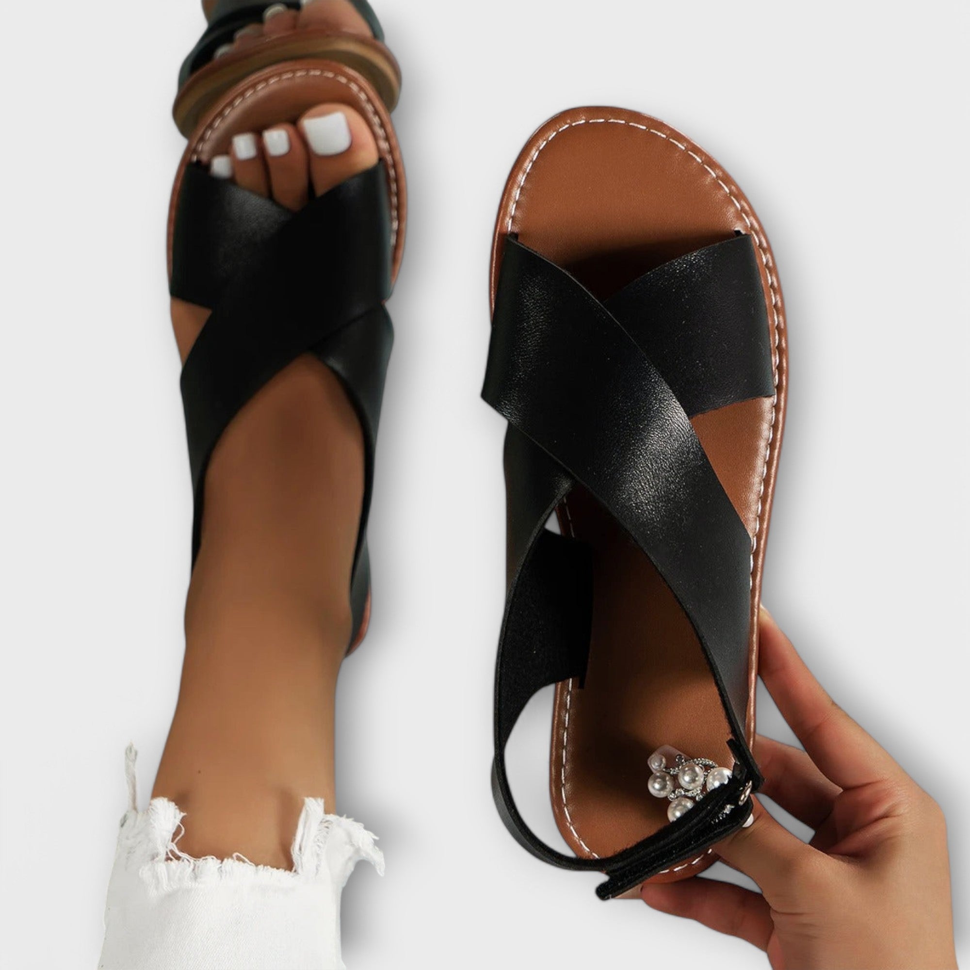 Alvèna | Sandales Féminines avec Boucle Élégante