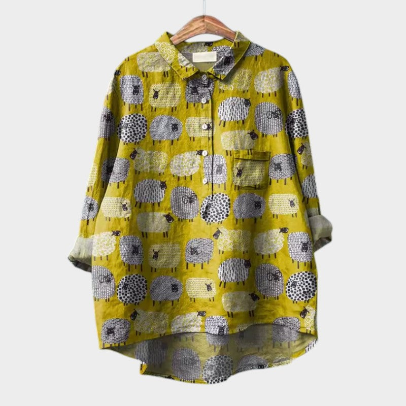Gunna | Blouse Premium avec Détails en Dentelle