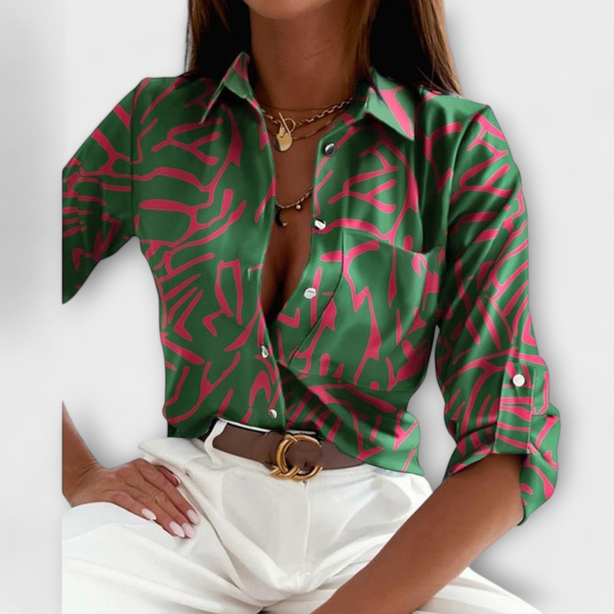 Ormelle | Blouse à Col Classique Élégante et Polyvalente