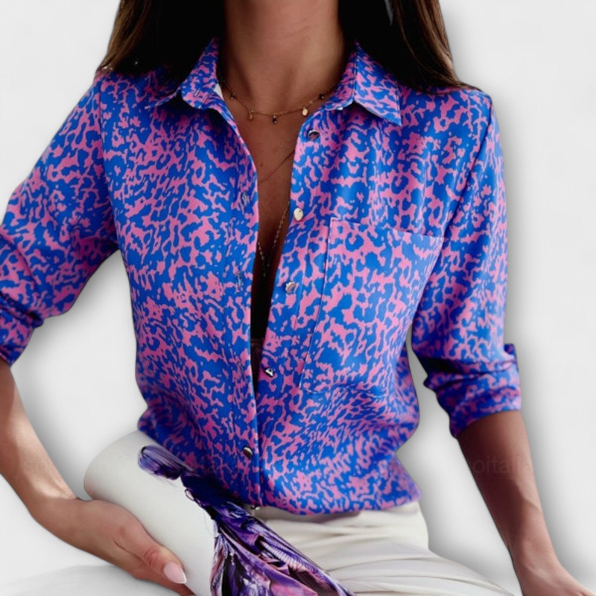 Ormelle | Blouse à Col Classique Élégante et Polyvalente