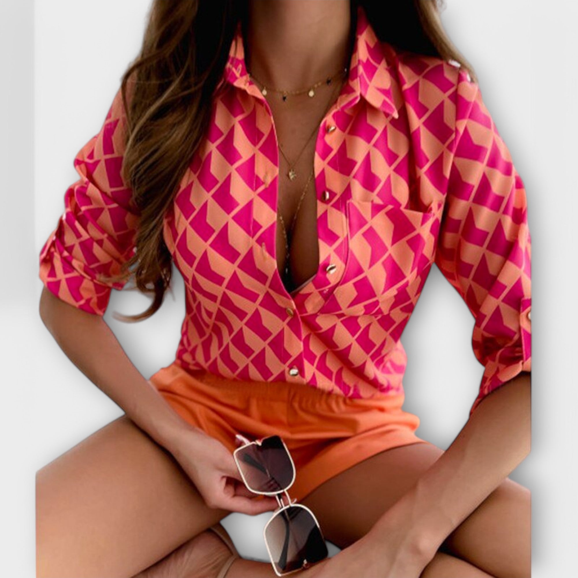 Ormelle | Blouse à Col Classique Élégante et Polyvalente